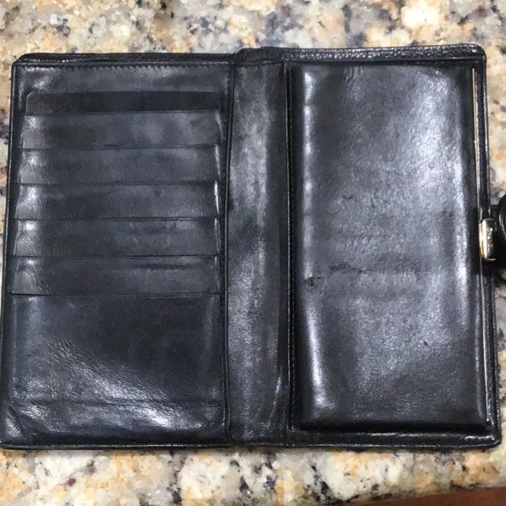 CHANEL Black Leather Wallet